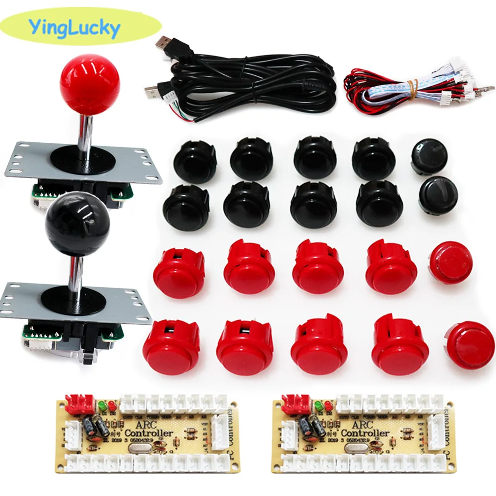 Arcade Stick Joystick - อาเขตผู้เล่น 2 คน Zero Delay Kit