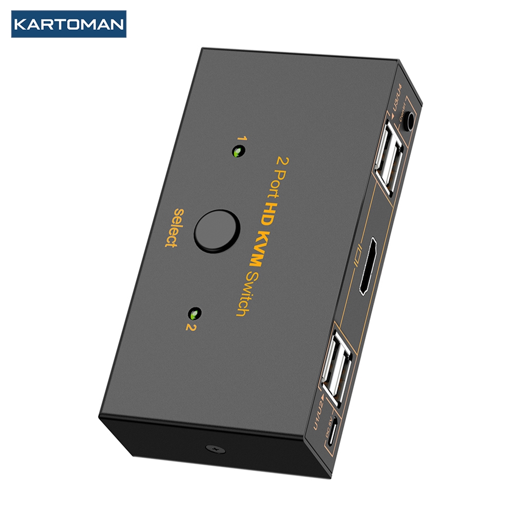 Controller Adapter Usb - สวิตช์ KVM USB 2.0 รองรับ HDMI
