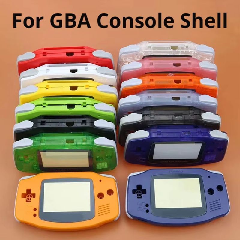 Retro Gaming Repair - สำหรับ Game Boy Advance GBA ชุดเปลือกตัวเครื่องทดแทนครบชุด
