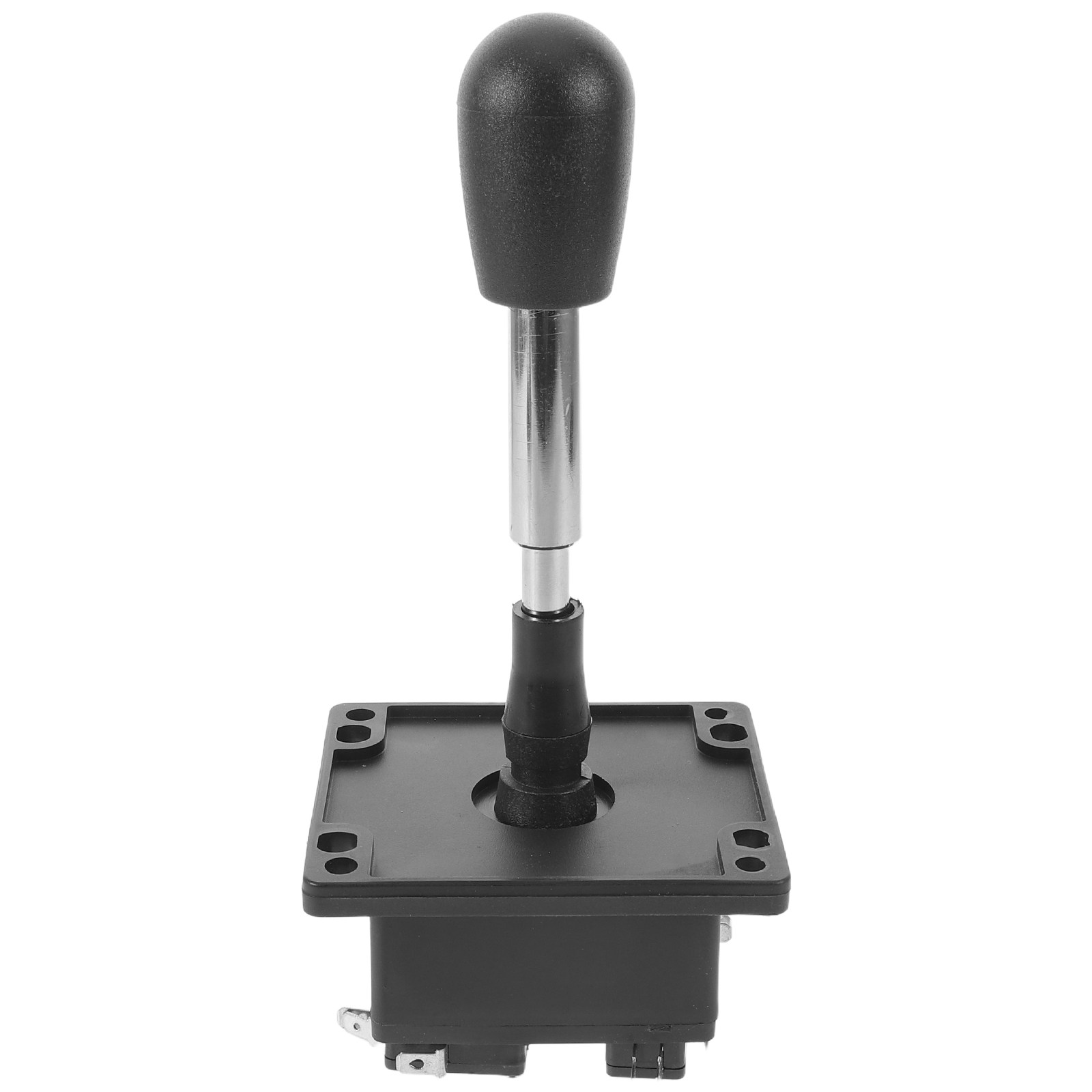 Arcade Stick Joystick - จอยสติ๊กมินิอาร์เคด ด้ามจับทรงวงรี สีดำ 4 ทิศทาง อะไหล่เปลี่ยนสำหรับเครื่องคีบตุ๊กตา