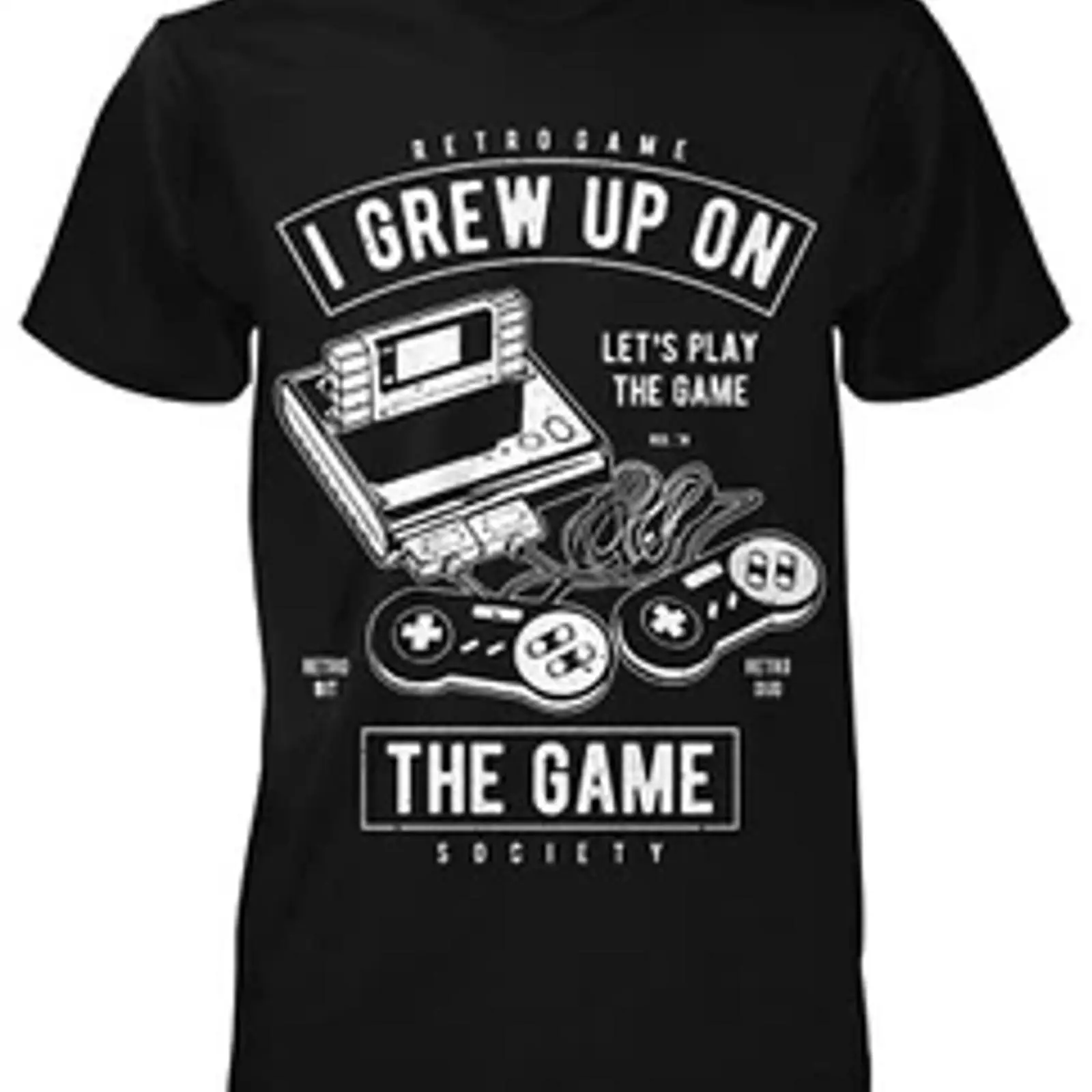 Retro Gaming On - เสื้อยืด I Grew Up On The