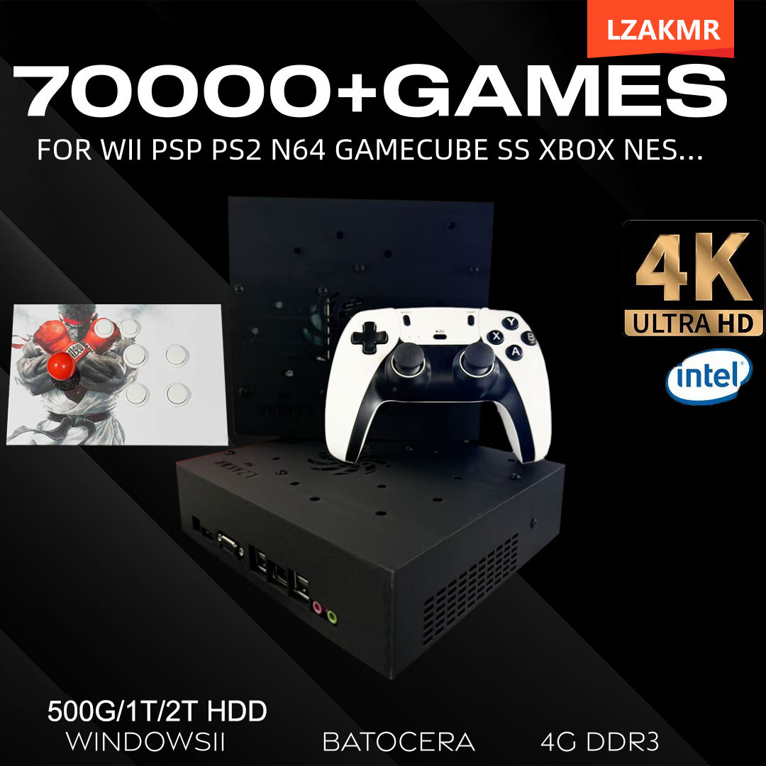 Retro Gaming On - เครื่องเล่นเกมย้อนยุค 70000+ เกม 2TB T8 พร้อมเล่นสำหรับ