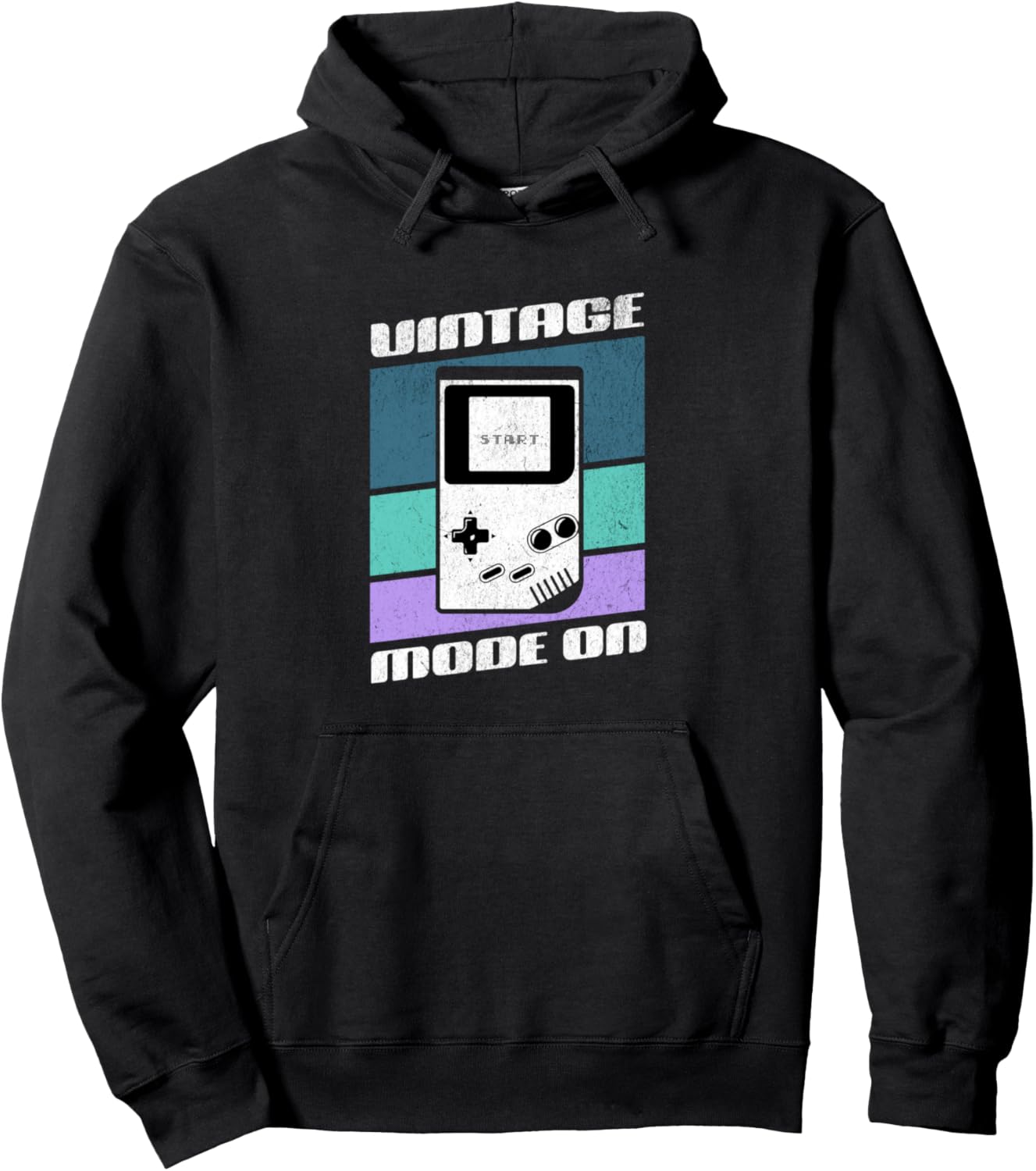 เสื้อฮู้ดดี้พิมพ์ลายสไตล์วินเท - Retro Gaming On บทวิจารณ์และราคา