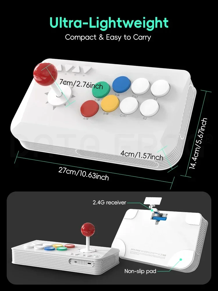 DATA FROG 2.4G คอนโทรลเลอร์ไร้ - Arcade Stick Joystick บทวิจารณ์และราคา
