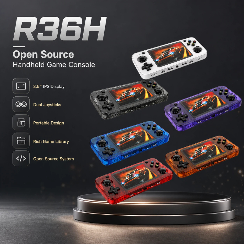 เครื่องเล่นเกมพกพา R36h หน้าจอ - Retro Gaming Years บทวิจารณ์และราคา