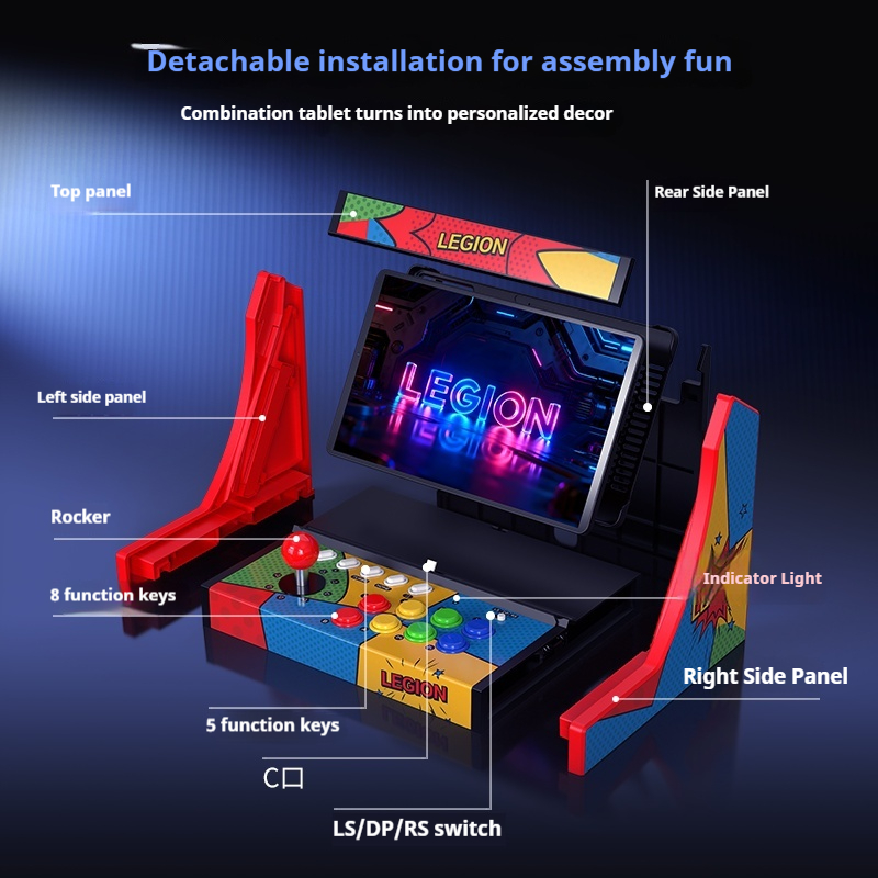 แท่นเชื่อมต่อ Lenovo Legion Ar - Arcade Stick Joystick บทวิจารณ์และราคา