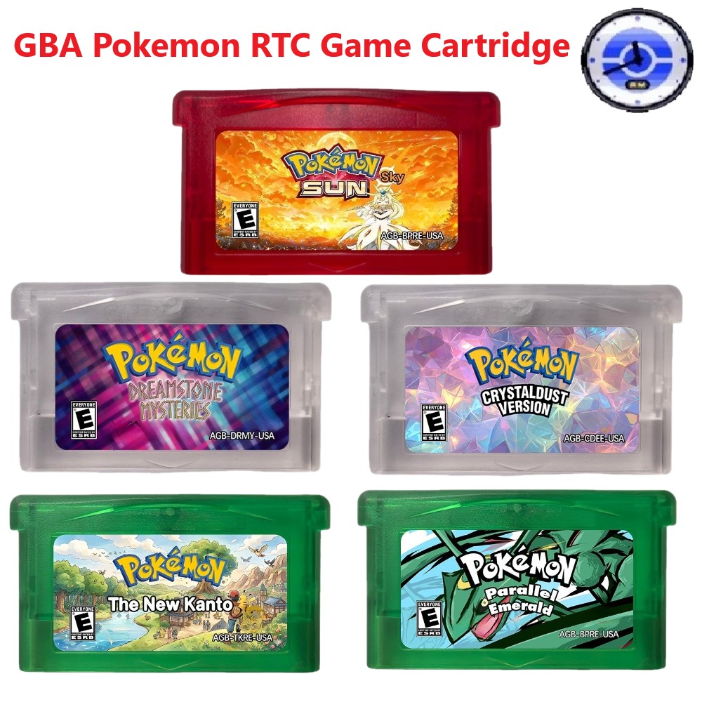 GBA RTC Pokemon Dreamstone Mys - Rom Cartridge Flash บทวิจารณ์และราคา