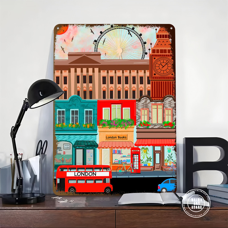 โปสเตอร์โลหะลายการเดินทางในลอน - Retro Gaming In London บทวิจารณ์และราคา