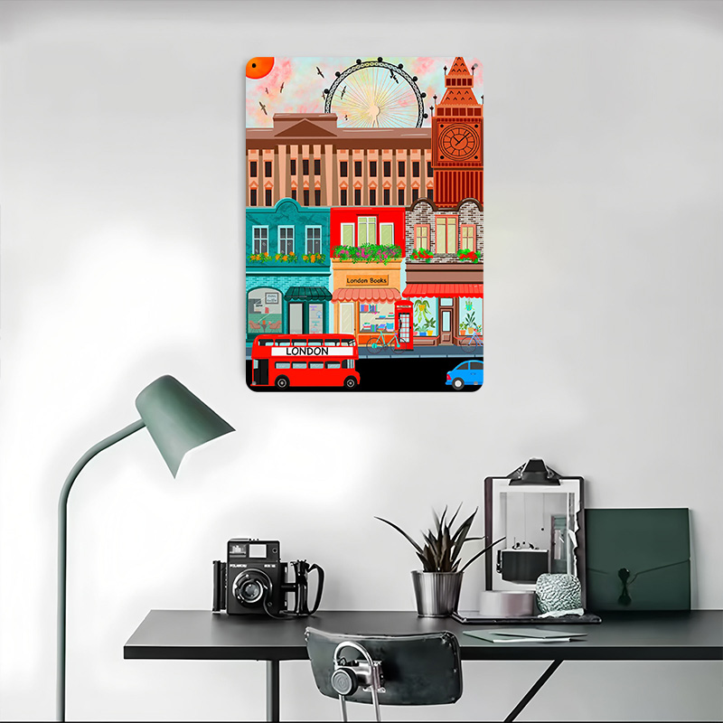 โปสเตอร์โลหะลายการเดินทางในลอน - Retro Gaming In London บทวิจารณ์และราคา