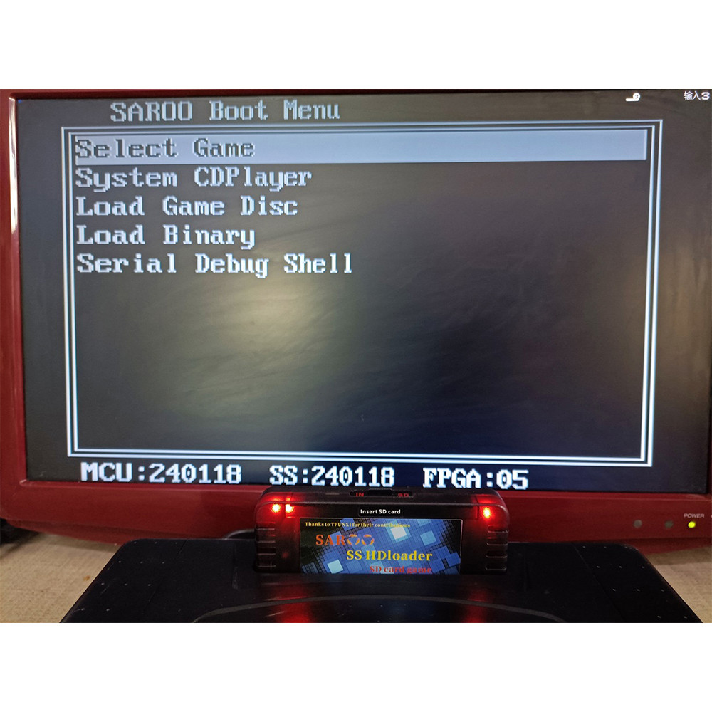 SAROO HD Loader (เมนูภาษาอังกฤ - Retro Gaming Years บทวิจารณ์และราคา