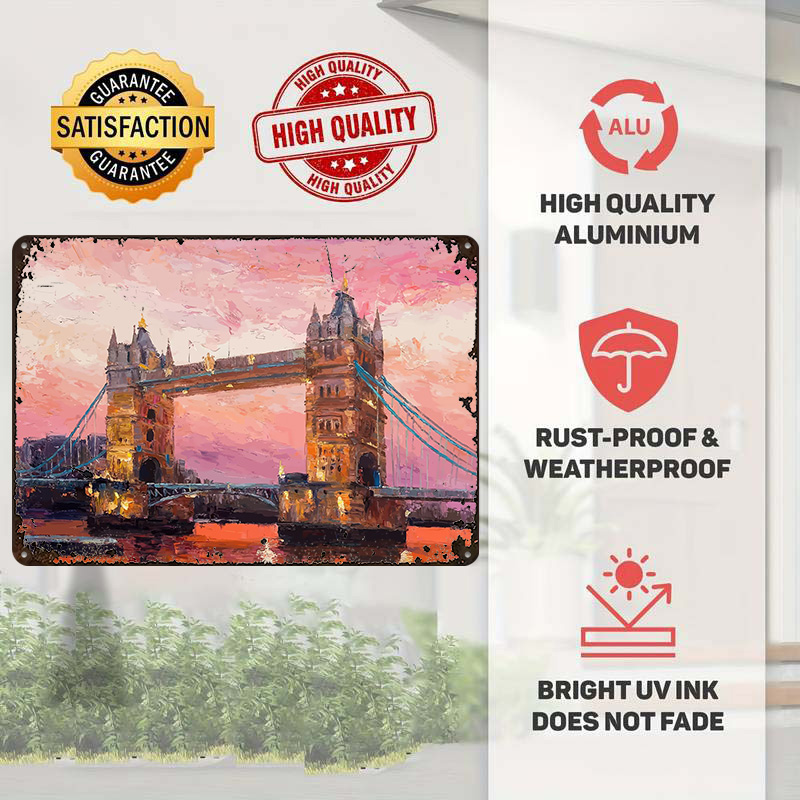 ป้ายโลหะตกแต่งผนังลายท่องเที่ย - Retro Gaming In London บทวิจารณ์และราคา