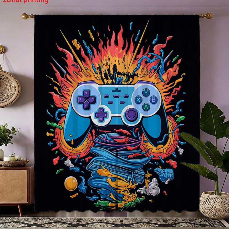 ผ้าม่านลายคอนโทรลเลอร์เกมย้อนย - Retro Gaming Cafe บทวิจารณ์และราคา