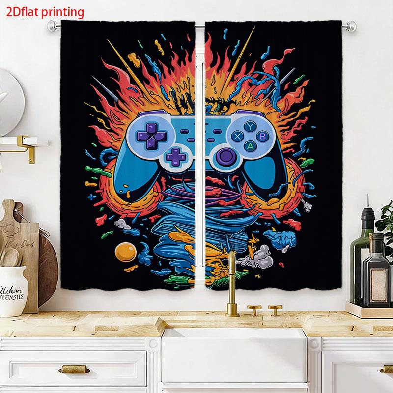 ผ้าม่านลายคอนโทรลเลอร์เกมย้อนย - Retro Gaming Cafe บทวิจารณ์และราคา