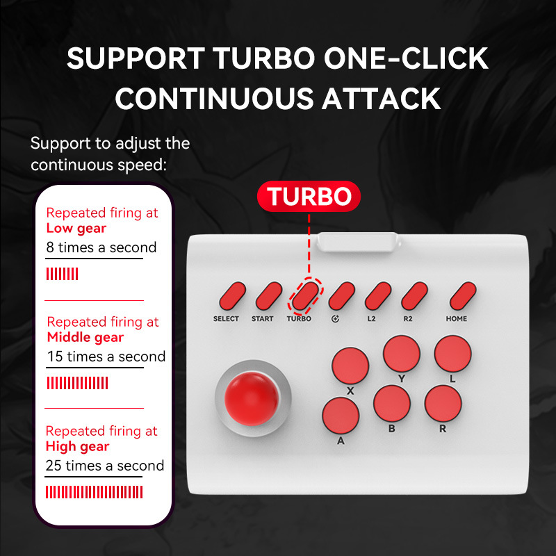 จอยสติ๊กเกมอาร์เคดแบบเทอร์โบสำ - Arcade Stick Joystick บทวิจารณ์และราคา