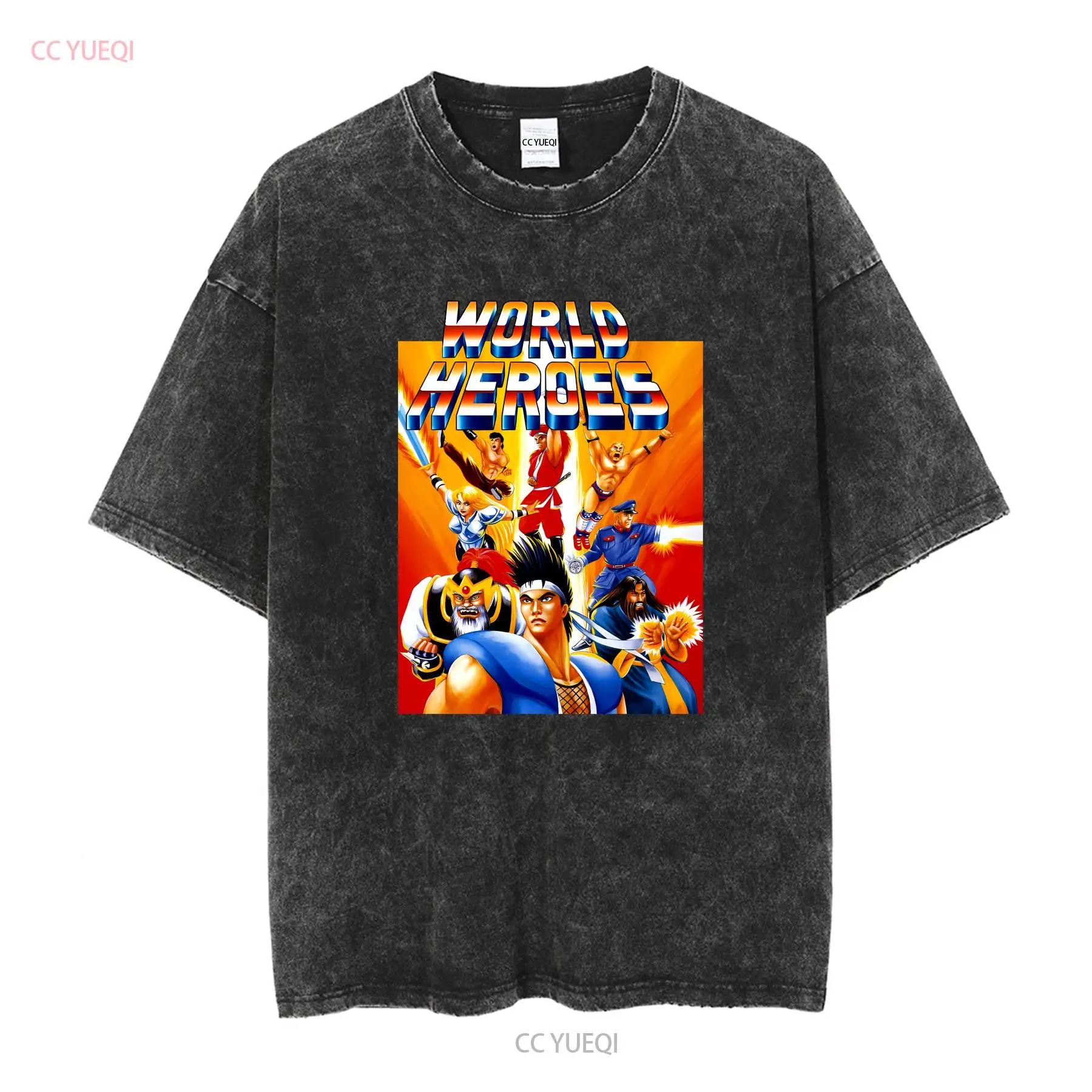 World Heroes Classic NEO GEO ว - Retro Gaming Shirt บทวิจารณ์และราคา