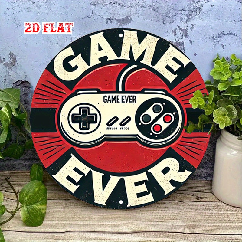 ป้ายโลหะอะลูมิเนียมทรงกลมลายเก - Retro Gaming Fun บทวิจารณ์และราคา