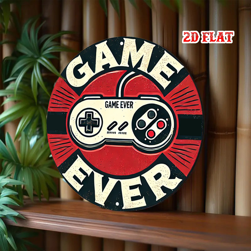 ป้ายโลหะอะลูมิเนียมทรงกลมลายเก - Retro Gaming Fun บทวิจารณ์และราคา