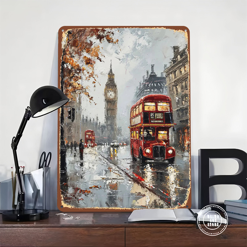โปสเตอร์โลหะลายรถบัสลอนดอน งาน - Retro Gaming In London บทวิจารณ์และราคา