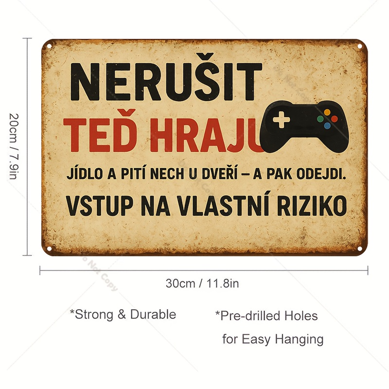 ป้ายเหล็กสไตล์เรโทรเช็ก/สโลวาเ - Retro Gaming Cafe บทวิจารณ์และราคา