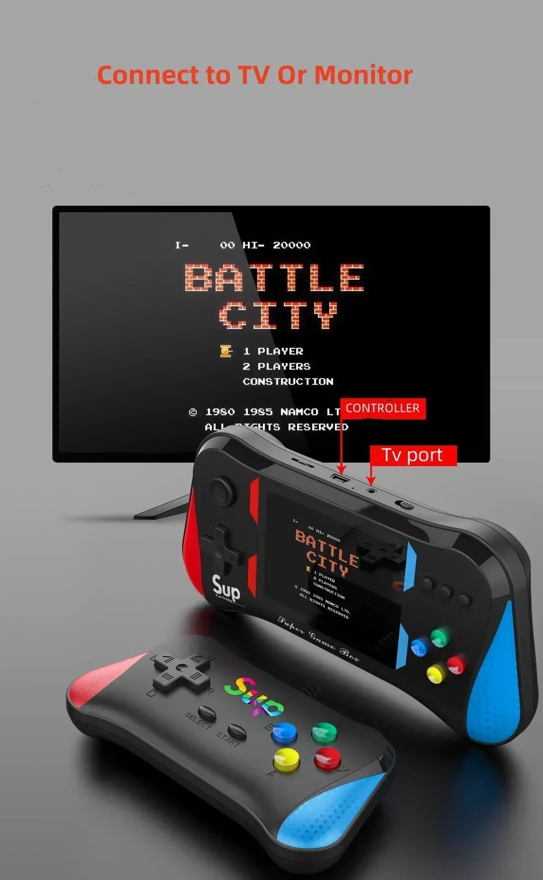 คอนโซลเกมเด็กปาล์ม Retro เก่าเ - Retro Gaming Box บทวิจารณ์และราคา