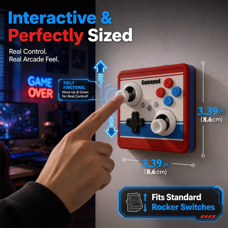 ฝาครอบสวิตช์ไฟแบบไม่ต้องเจาะ แ - Arcade Stick Joystick บทวิจารณ์และราคา